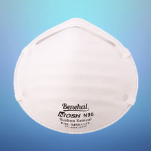 Load image into Gallery viewer, N95 MASK BENEHAL MS6115 NIOSH APPROVED (20 PACK)