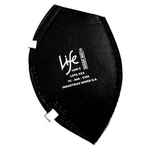 Load image into Gallery viewer, N95 MASK LIFE 1095-2 BLACK COLOR (100 PACK)