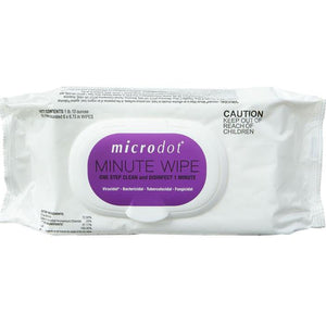 Alcohol Wipes (60 Wipes/Package), Large (6"x 6.75"), 75% Alcohol
