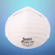 Load image into Gallery viewer, N95 MASK BENEHAL MS6115 NIOSH APPROVED (20 PACK)
