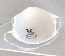Load image into Gallery viewer, N95 MASK FANGTIAN FT-N058 CUP STYLE NIOSH APPROVED (20 PACK) - $8.95/Mask
