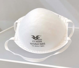 N95 MASK FANGTIAN FT-N058 CUP STYLE NIOSH APPROVED (20 PACK) - $8.95/Mask